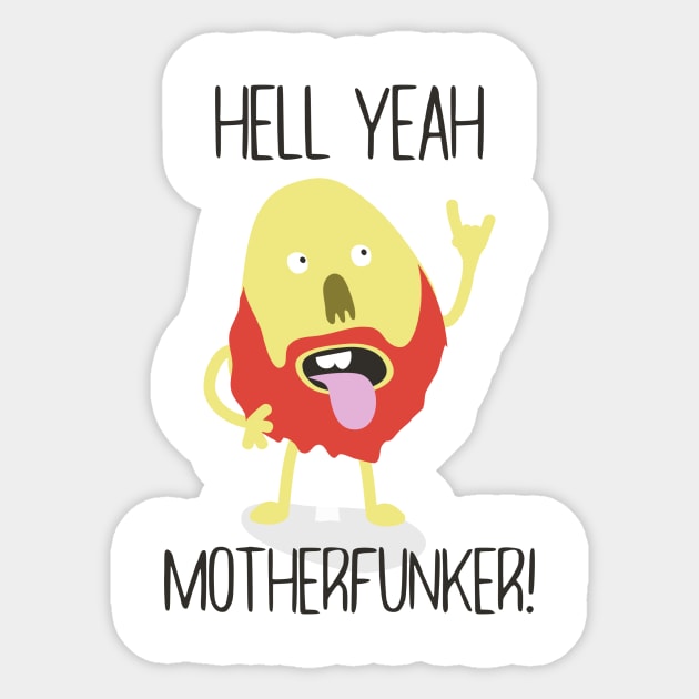 motherfunker Sticker by inblooming